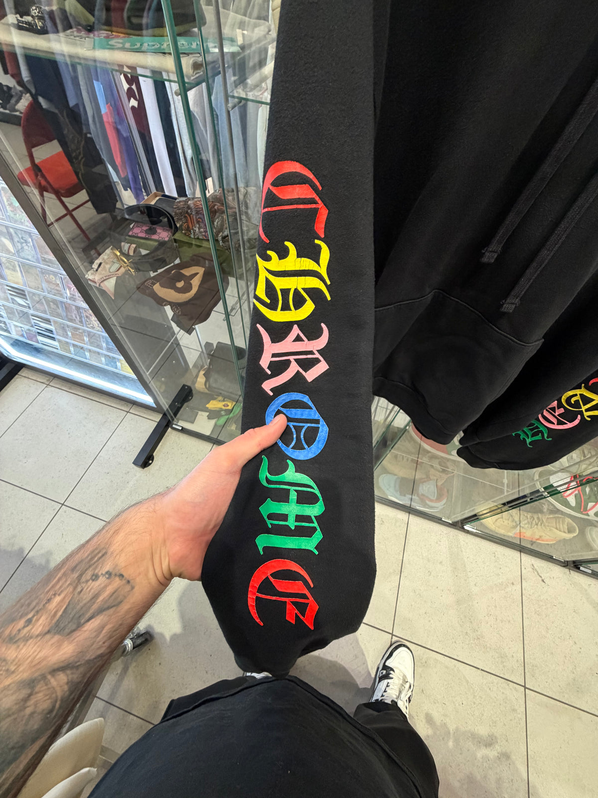Chrome Hearts Multicross Hoodie Sz M Preowned