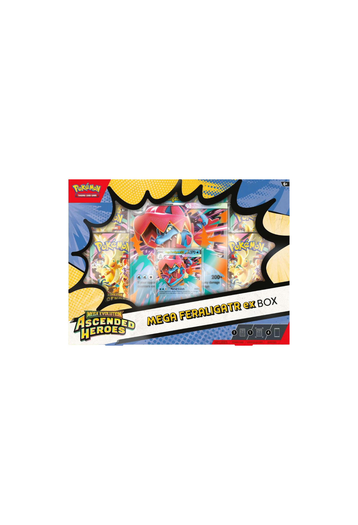 Ascended Heroes Mega Feraligatr Ex Box