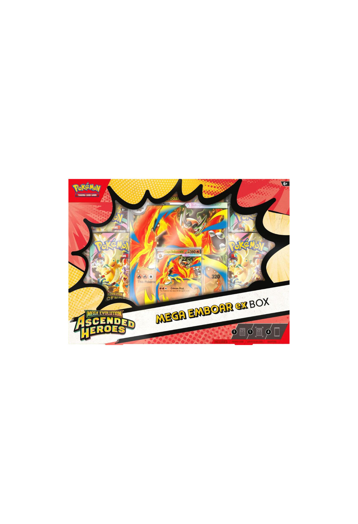 Ascended Heroes Mega Emboar Ex Box