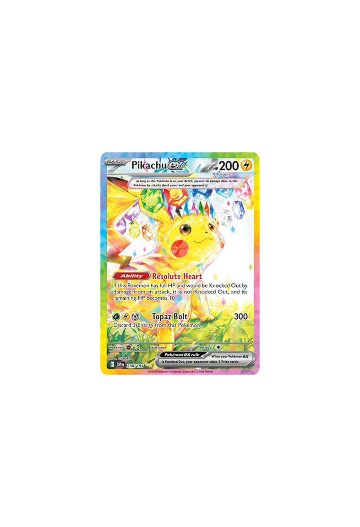Surging Sparks Pikachu NM