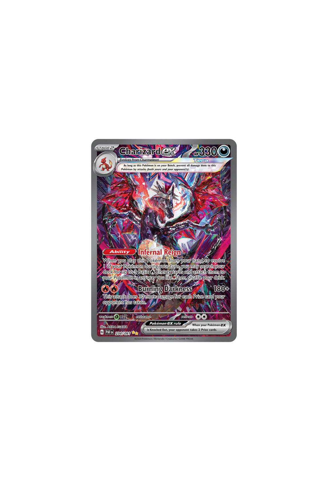 Paldean Fates Charizard Ex NM