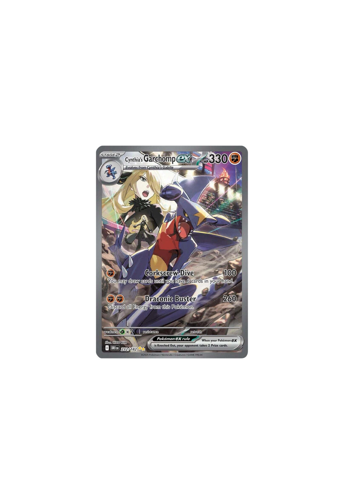 Destined Rivals Cynthia’s Garchomp NM