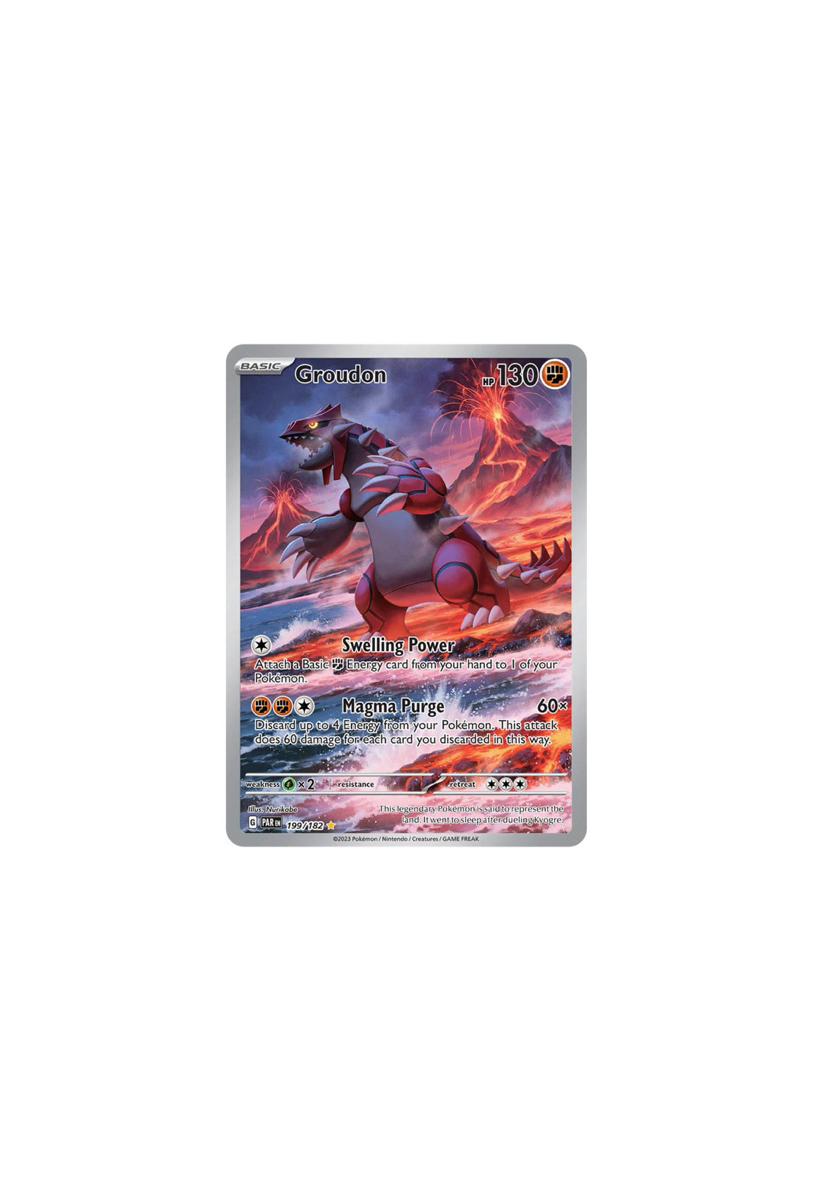 Paradox Rift Groudon NM